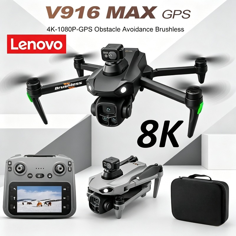Lenovo V916MAX Professional 8K - đánh giá và giá Drone Kit Professional