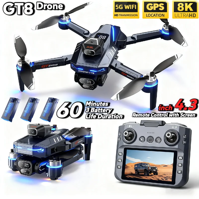 HOT For LSRC GT8 Drone 4K Prof - đánh giá và giá Drone Kit Professional