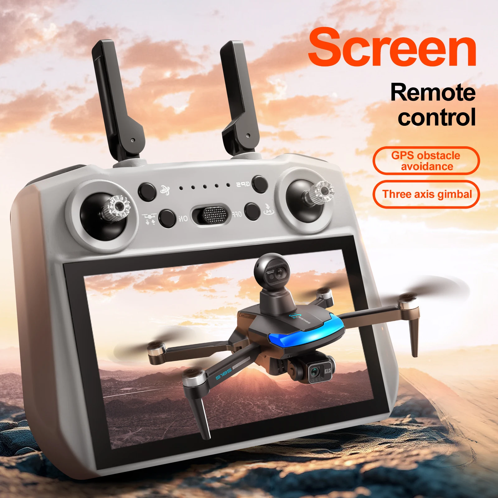 S185 Professional Drone 2.7K H - đánh giá và giá Drone Kit Professional