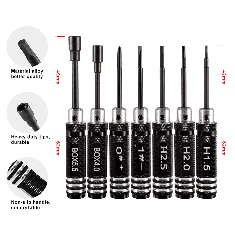 9IMOD RC Hex Driver Set Metal  - đánh giá và giá Drone Kit Beginner